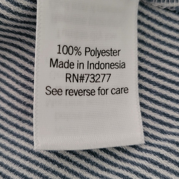 Lauren Conrad Striped Elastic Sleeve Blouse - Picture 5 of 7